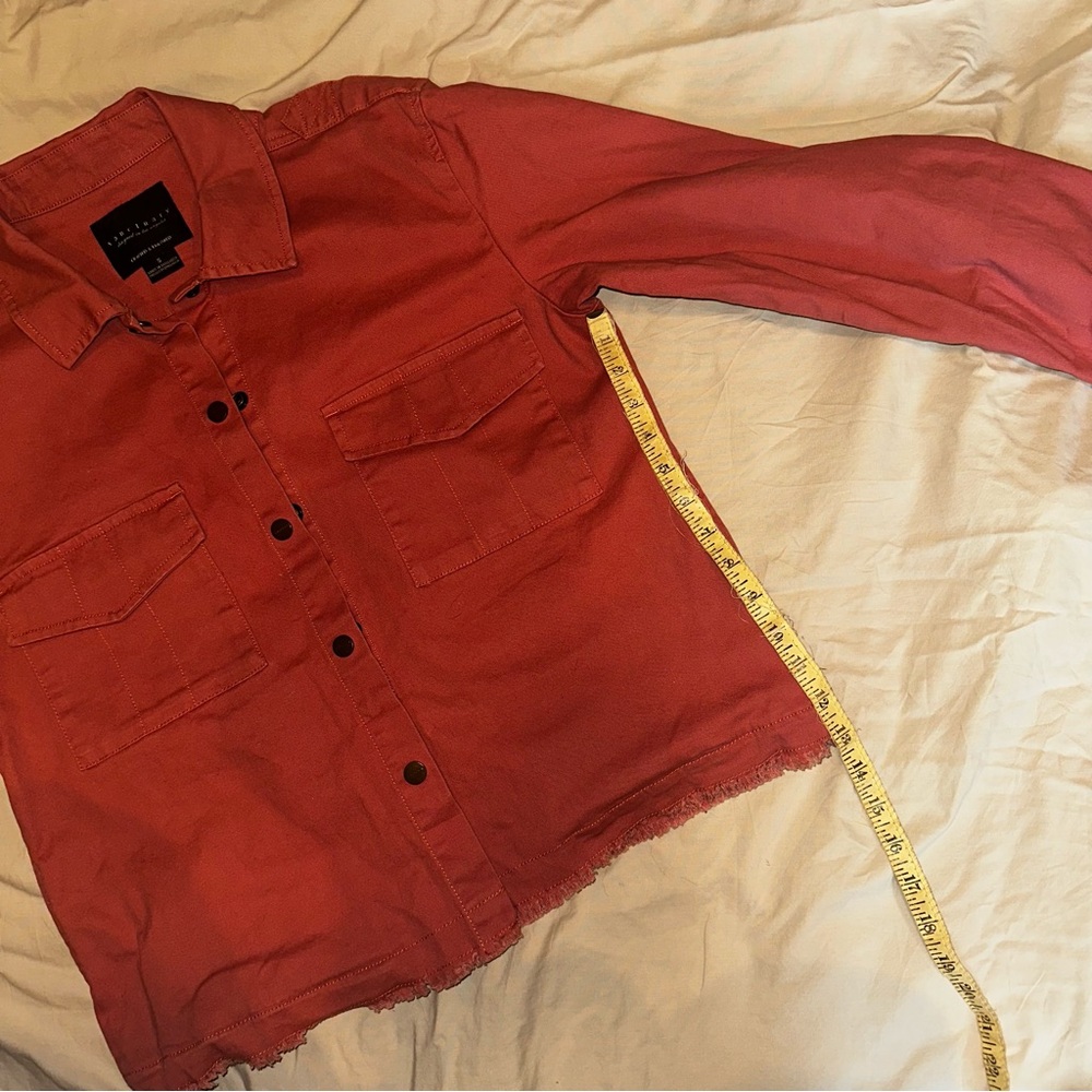 Salmon Button Down Jacket - image 4